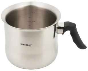 Garnek na mleko z miarką i gwizdkiem 1L A3-L26 - Garnki - miniaturka - grafika 1