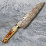 Takeshi Saji OBB Black VG-10 Color Nóż Santoku 18 cm - Noże kuchenne - miniaturka - grafika 2