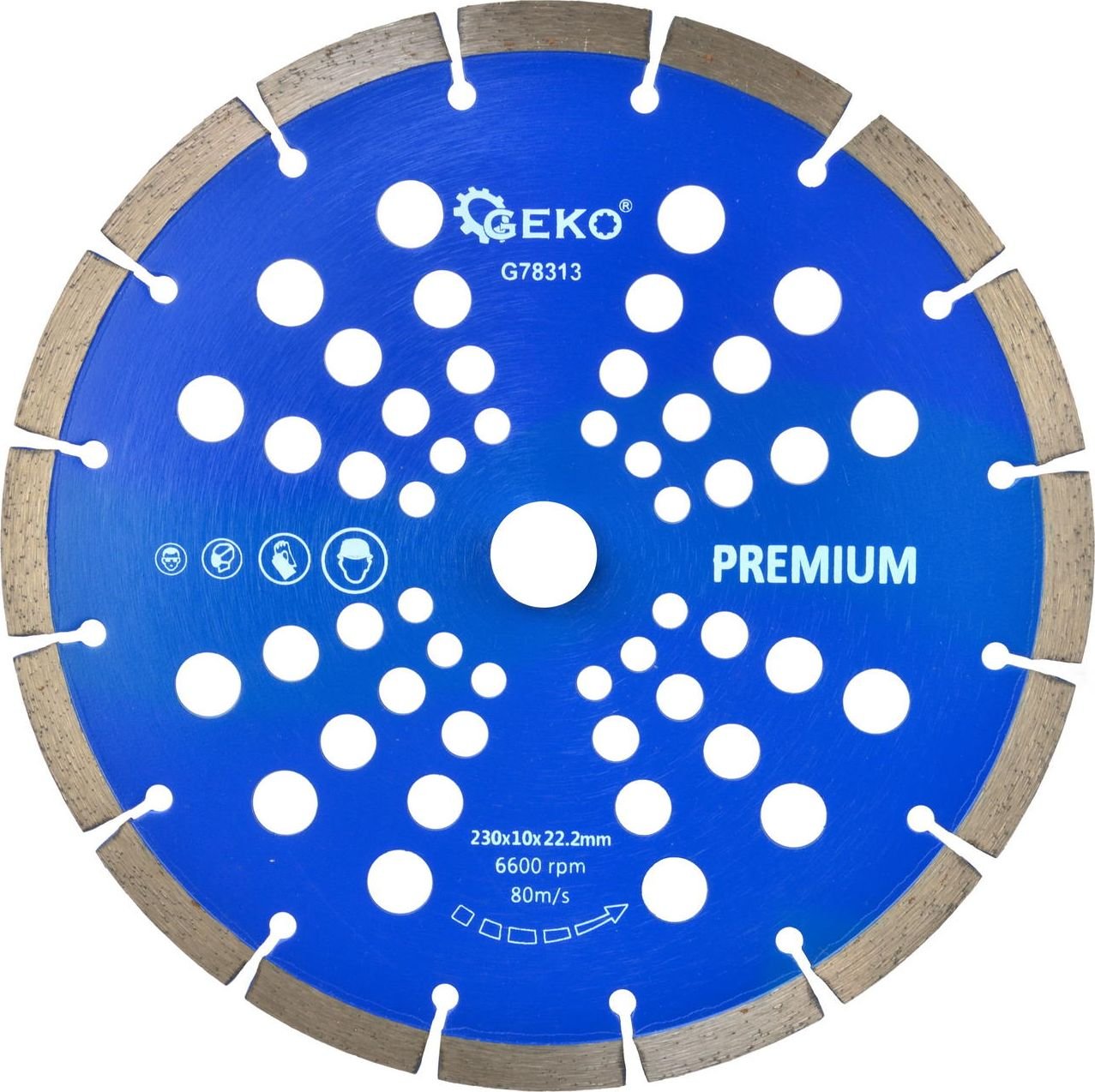 Geko tarcza diamentowa segmentowa 230x10x22,2mm Premium G78313