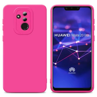 Pokrowiec Cadorabo do Huawei MATE 20 LITE z różowym silikonowym etui TPU na telefon komórkowy - Etui i futerały do telefonów - miniaturka - grafika 1