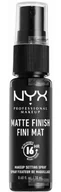 Utrwalacze do makijażu - NYX Professional Makeup - MATTE FINISH - MAKEUP SETTING SPRAY - Utrwalający spray matujący do makijażu - 18 ml - miniaturka - grafika 1