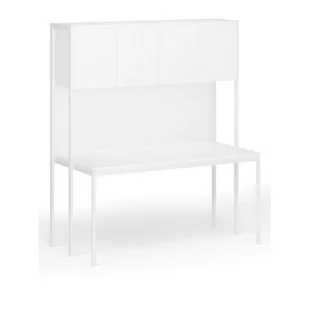 Zestaw HOME OFFICE, biały - Zestawy mebli biurowych - miniaturka - grafika 1