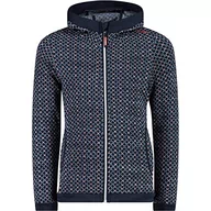 Kurtki i płaszcze dla dziewczynek - CMP - Kid G Jacket Fix Hood, Girl, Blue Ink-Campari, 128 - miniaturka - grafika 1