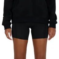 Spodnie sportowe damskie - Spodenki New Balance WS41271BK - czarne - miniaturka - grafika 1