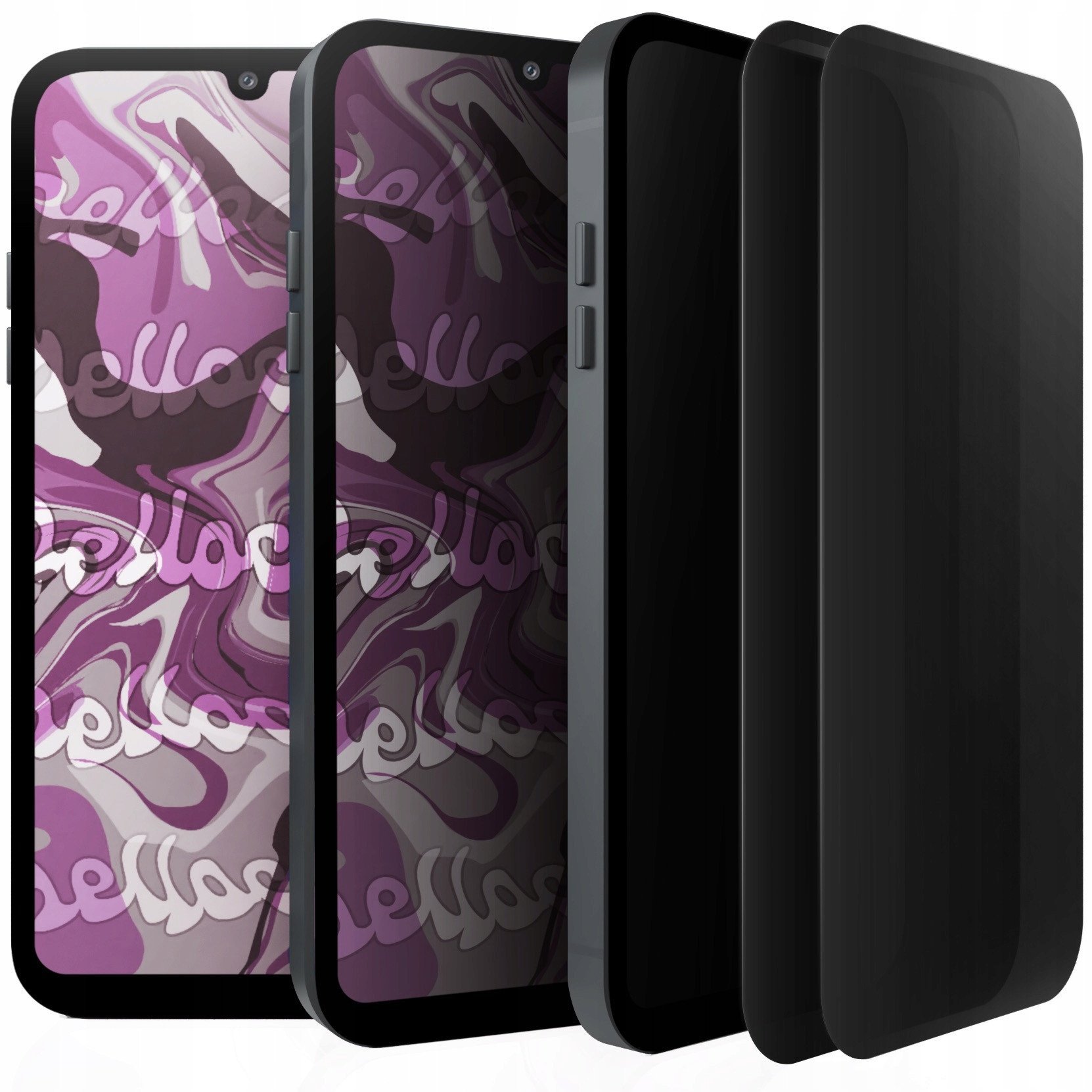 2-pak Szkło Hartowane Do Galaxy A16 4G / 5G / M16 5G Antyszpiegowskie, 9H