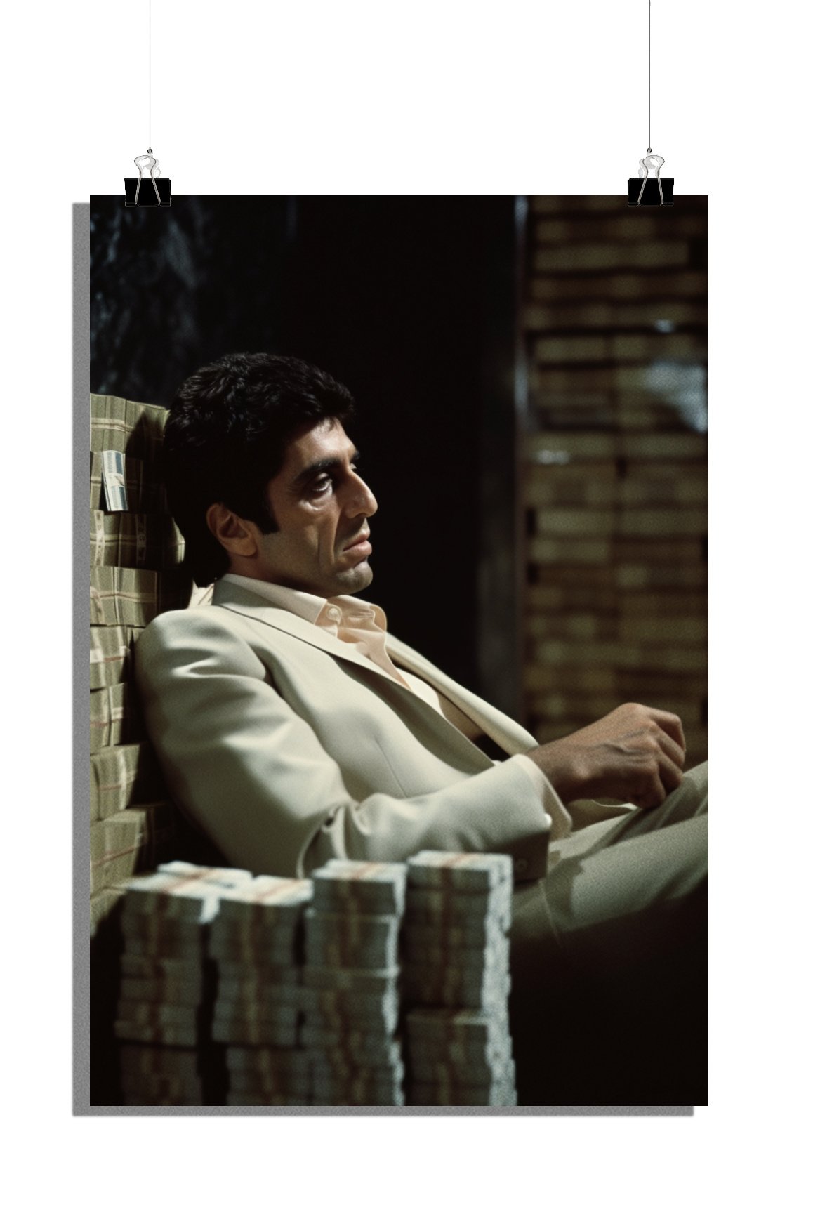 Plakat filmowy - Plakat Scarface - Klasyczny plakat - Plakat Al Pacino - 61x91cm - Idealny do oprawienia w ramę