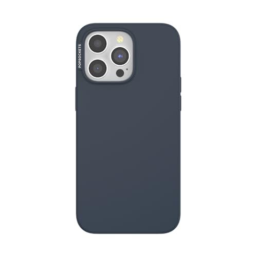 PopSockets Etui do iPhone'a 15 Pro Max kompatybilne z MagSafe, etui na telefon iPhone 15 Pro Max, kompatybilne z bezprzewodowym ładowaniem - granatowe