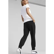Spodnie sportowe damskie - Damskie spodnie dresowe Essentials PUMA Black - miniaturka - grafika 1