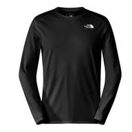 Koszulki sportowe męskie - Męska Koszulka z długim rękawem THE NORTH FACE M SHADOW LS NF0A87TVJK31 – Czarny - miniaturka - grafika 1
