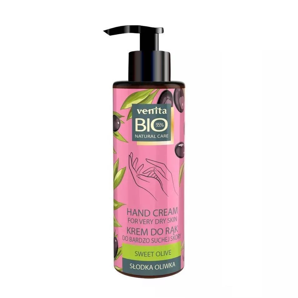 Venita, Bio Natural Care, Krem do rąk dla bardzo suchej skóry Sweet Olive, 100 ml