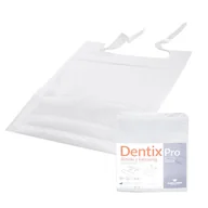 Sprzęt i akcesoria stomatologiczne - Śliniak dentystyczny z kieszonką 39cm x 48cm biały podfoliowany 54g DentixPro 50szt - miniaturka - grafika 1