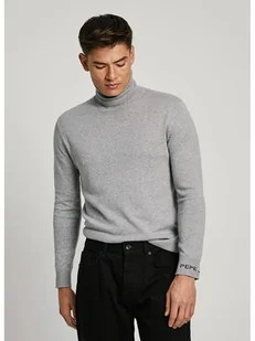 Pepe Jeans Sweter "New Andre" w kolorze szarym - Swetry męskie - miniaturka - grafika 1
