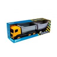 Samochody i pojazdy dla dzieci - Wywrotka 6-CIO Kołowa Z Przyczepą W PUDEŁKU-1130 - miniaturka - grafika 1