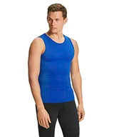 Koszulki sportowe męskie - FALKE Męska fajna Singlet - tkanina sportowa Performance, niebieski (Yve 6714), M, 1 sztuka - miniaturka - grafika 1