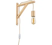 Lampy ścienne - Rabalux 71028 - Kinkiet UBUL 1xE27/60W/230V buk - miniaturka - grafika 1