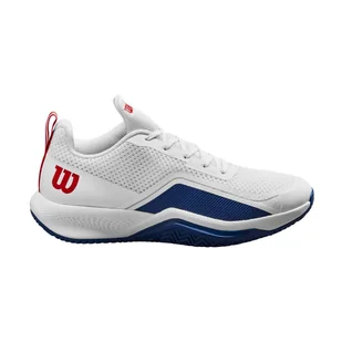 Męskie buty tenisowe Wilson Rush Pro LITE White/Blue EUR 43 1/3 - Buty sportowe męskie Męskie buty tenisowe Wilson Rush Pro LITE White/Blue EUR 43 1/3 - Buty sportowe męskie - miniaturka - grafika 1