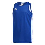 Koszykówka - Dziecięca koszulka bez rękawów ADIDAS 3G SPEE REV JRS DY6620 – Niebieski - miniaturka - grafika 1