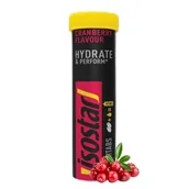 Produkty energetyczne i izotoniki - Izotonik ISOSTAR Hydrate & Perform Power Żurawinowy (10 tabletek) - miniaturka - grafika 1