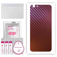 Szkła hartowane na telefon - Folia naklejka skórka strukturalna na TYŁ do Apple iPhone 6 Plus - Carbon Kameleon CAKA5 - apgo SKINS - miniaturka - grafika 1