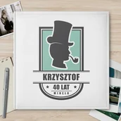 Albumy fotograficzne - Duży album na zdjęcia z nadrukiem dla niego na 40 urodziny - miniaturka - grafika 1