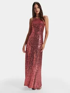 Sukienki - Swing Sukienka wieczorowa 5AG05100 Różowy Slim Fit - miniaturka - grafika 1