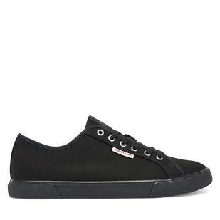 Tenisówki Calvin Klein Jeans Ess Vulc Low Mg Cv YM0YM01301 Czarny - Trampki męskie - miniaturka - grafika 1