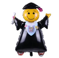 Balony i akcesoria - Balon Foliowy Smile, Gratulacje Absolwent (72cm*102cm) - miniaturka - grafika 1