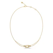 Naszyjniki - Naszyjnik Guess JUBN04 580JW Złoty - miniaturka - grafika 1