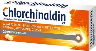 Polfa Chlorchinaldin VP 20 szt. - Przeziębienie i grypa Polfa Chlorchinaldin VP 20 szt. - Przeziębienie i grypa - miniaturka - grafika 1