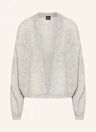 Swetry damskie - Boss Dzianinowe Wdzianko Furgovia grau - BOSS - miniaturka - grafika 1