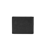 Portfele - Fossil Męski portfel RFID z klapką na identyfikator dwustronny, Ingram Rfid- czarny, Jeden rozmiar - miniaturka - grafika 1