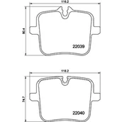 Klocki hamulcowe - Klocki hamulcowe - komplet HELLA 8DB 355 037-991 - miniaturka - grafika 1