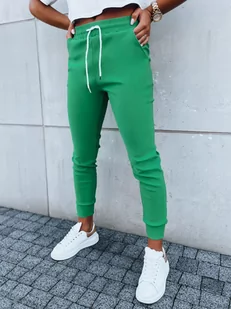 Spodnie damskie dresowe MACHI zielone Dstreet UY1632 - Spodnie sportowe damskie - miniaturka - grafika 1