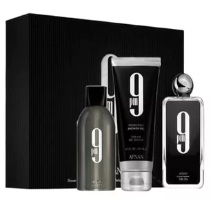 Afnan 9PM Edp 100ml + Shower Gel 200ml + Deodorant 250ml - Zestawy perfum męskich - miniaturka - grafika 1