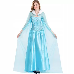 PRZEBRANIE KOSTIUM ELSA FROZEN KRAINA LODU XL - Stroje karnawałowe - miniaturka - grafika 1