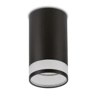 Oprawy, klosze i abażury - Oprawa natynkowa / tuba maclean mce361 b, punktowa, okrągła, aluminiowa, gu10, 55x105mm, czarna - miniaturka - grafika 1