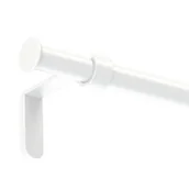 Karnisze - Karnisz pojedynczy Oslo I 200 cm 19 mm biały mat - miniaturka - grafika 1