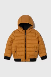 Kurtki i płaszcze dla chłopców - Pepe Jeans kurtka dziecięca Outerw Heavy kolor pomarańczowy - grafika 1