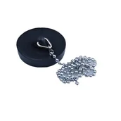 Korki do umywalek - Korek uniwersalny z łańcuszkiem chromowanym L-500 mm - miniaturka - grafika 1