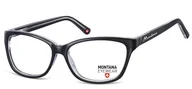 Okulary korekcyjne, oprawki, szkła - Damskie okulary oprawki optyczne, korekcyjne Montana MA80 kocie oczy - miniaturka - grafika 1