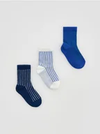 Skarpetki dla dzieci - Reserved - Skarpetki 3 pack - niebieski - miniaturka - grafika 1