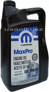 Karton oleju silnikowego 10W30 MOPAR GF-5 MS-6395 15l - Oleje silnikowe - miniaturka - grafika 4