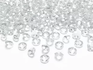 Unbekannt Kamienie dekoracyjne-diamenty akryl dekoracyjny transparentny, 100 szt., 12 MM ADC12-099 - Dekoracje domu - miniaturka - grafika 1