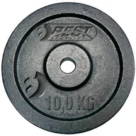 Obciążenia - Best Sporting OBCIĄŻENIE ŻELIWNE CZARNE 10 KG BEST SPORTING FI 30MM 614041 - miniaturka - grafika 1