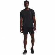 Spodnie sportowe męskie - Męskie spodenki do biegania Under Armour LAUNCH ELITE 2in1 5'' SHORT - czarne - UNDER ARMOUR - miniaturka - grafika 1
