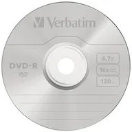 Nośniki danych - Płyta DVD-R Verbatim Matt Silver 4.7GB 16X 50szt 43548 - miniaturka - grafika 1