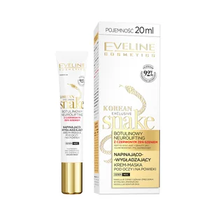 Eveline COSM Exclusive Snake 50+/70+ napinająco wygładzający krem maska pod oczy i na powieki 20 ml - Kosmetyki pod oczy - miniaturka - grafika 2