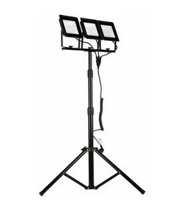 Naświetlacz LED 3 x 50 W 3 x 4000 lm IP65 czarny - Oświetlenie warsztatowe - miniaturka - grafika 1