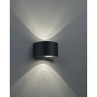 Lampy ogrodowe - RL Rosario Czarny LED 2x2W 3000K Kinkiet zewnętrzny RL R28232632 R28232632 - miniaturka - grafika 1