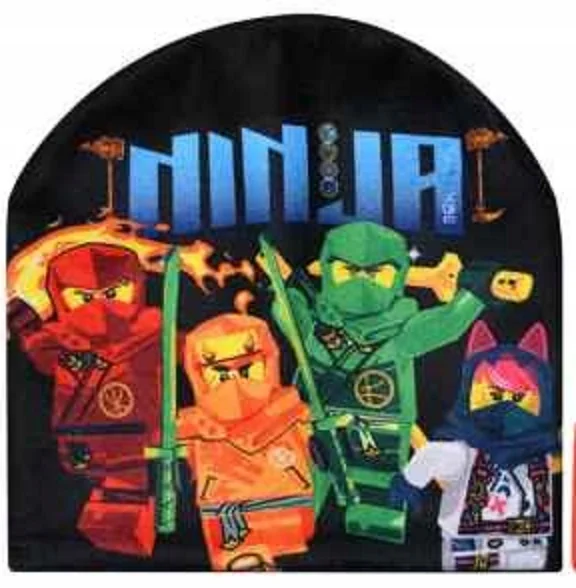 LEGO NINJAGO KAI LOYD ARIN SORA jesienno-zimowa czapka 52cm
